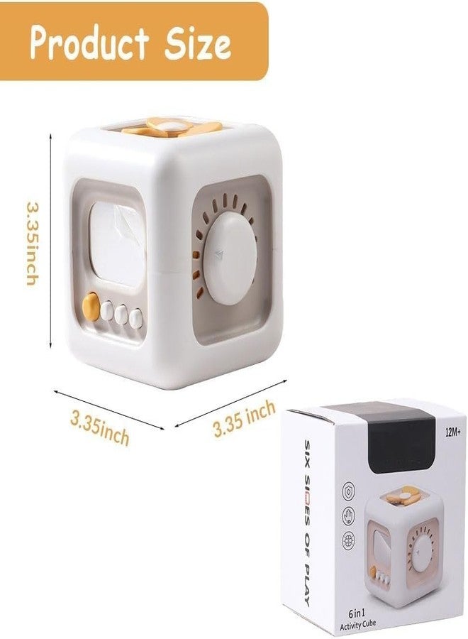 S SMITEX Smitex 6 in 1 Busy Cube Montessori Toys for 1 Year Old Boy, Baby Sensory Toys for Ages 1-3, Toddler Learning Activities Stocking Stuffers Travel Toy Birthday Gift for 1 2 3 Year Old Boy Girl - Image 2